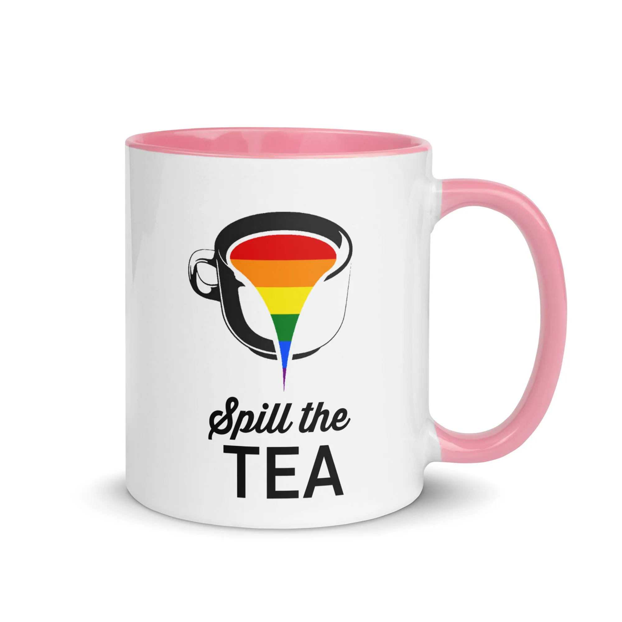 LGBTQ Pride Ceramic Coffee Tea Mug - Spill The Tea