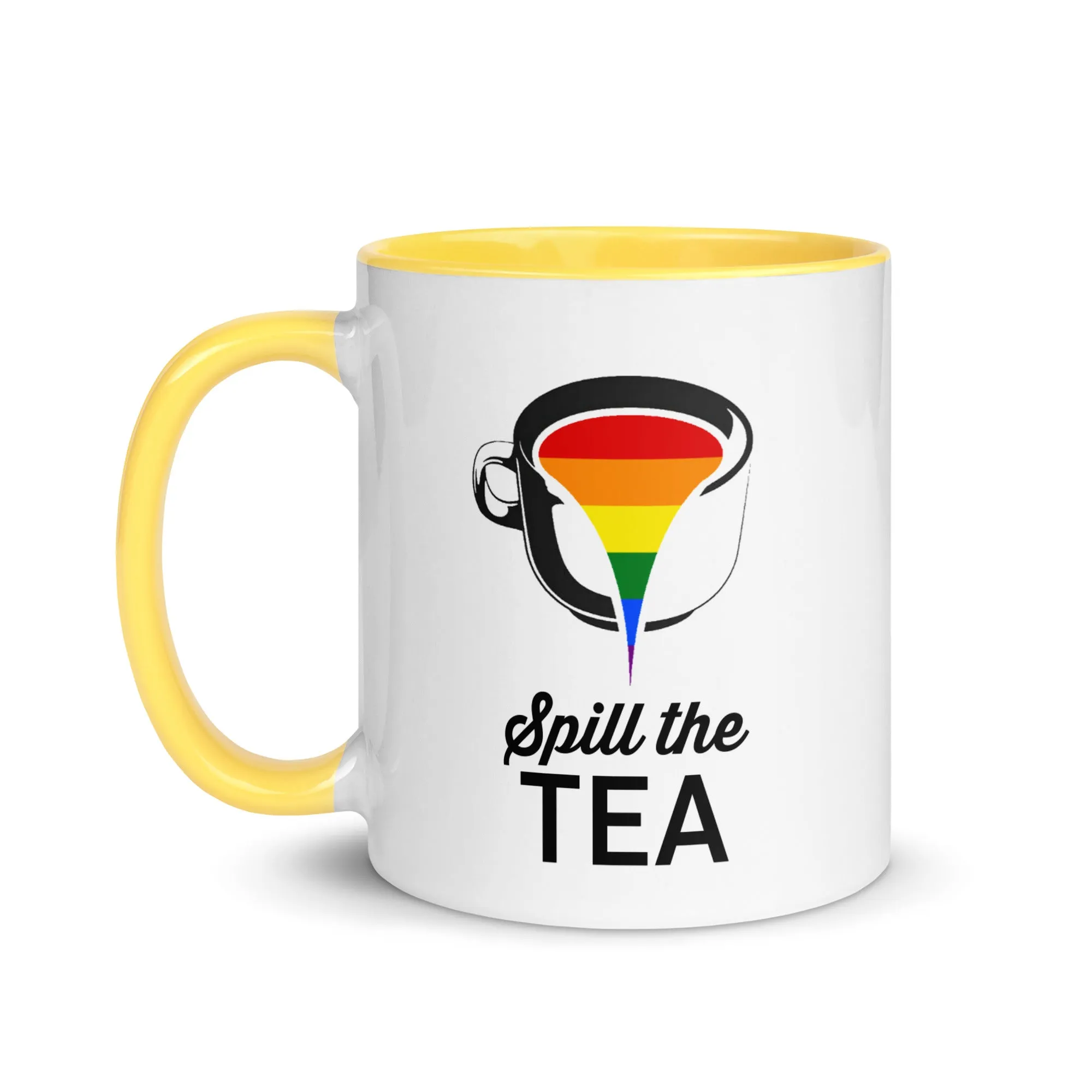 LGBTQ Pride Ceramic Coffee Tea Mug - Spill The Tea