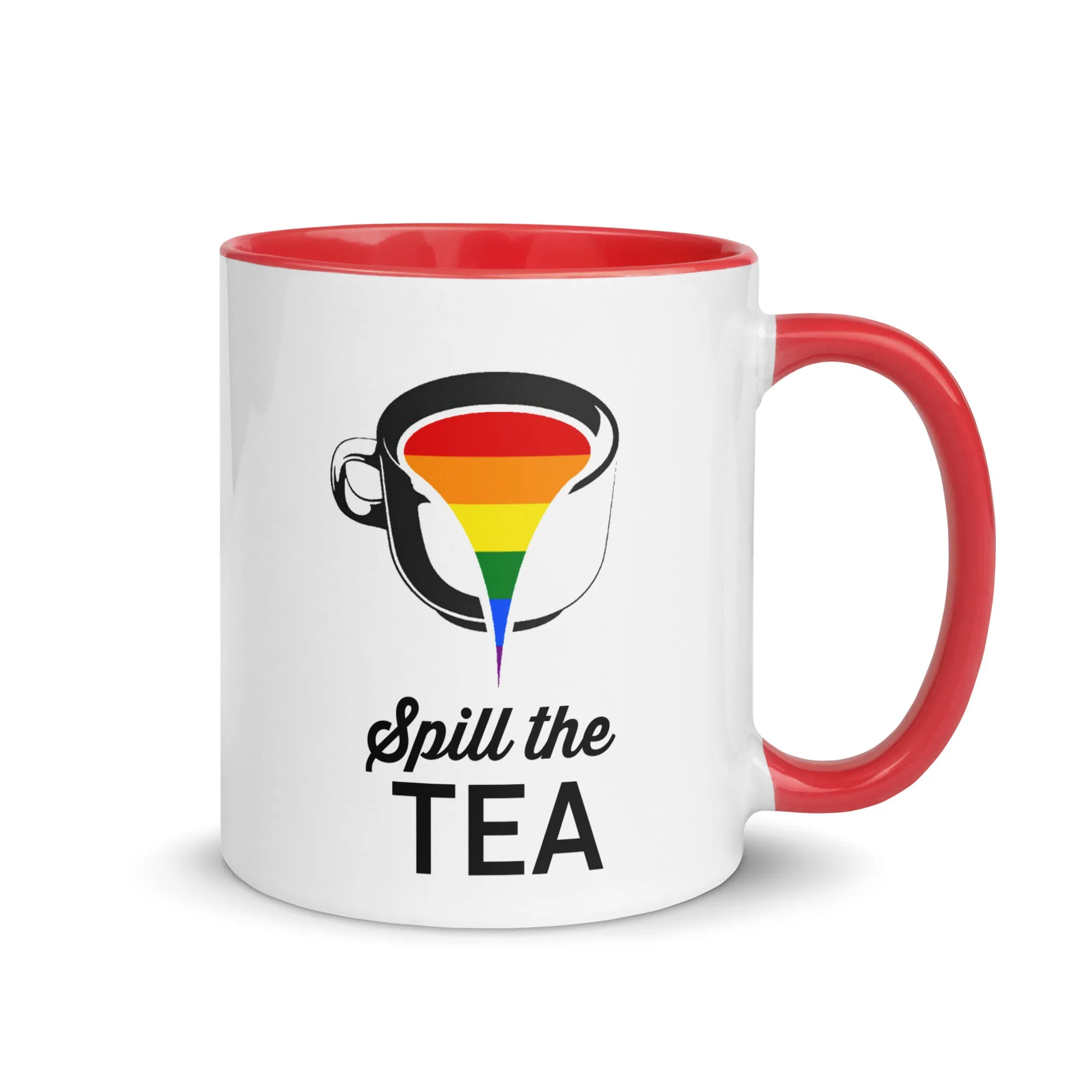 LGBTQ Pride Ceramic Coffee Tea Mug - Spill The Tea