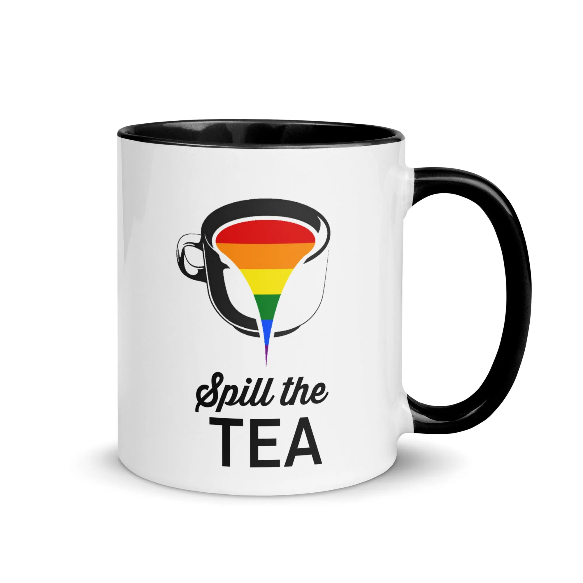 LGBTQ Pride Ceramic Coffee Tea Mug - Spill The Tea