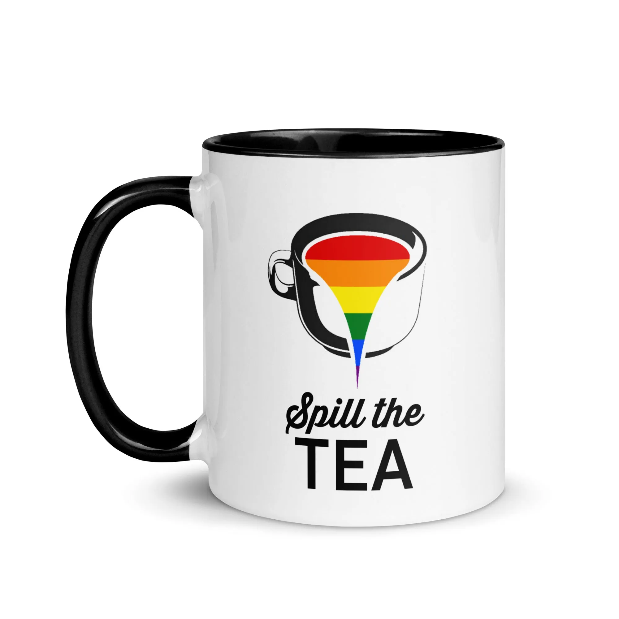 LGBTQ Pride Ceramic Coffee Tea Mug - Spill The Tea