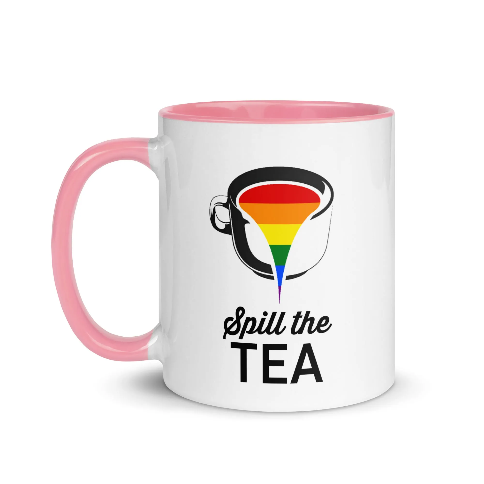 LGBTQ Pride Ceramic Coffee Tea Mug - Spill The Tea