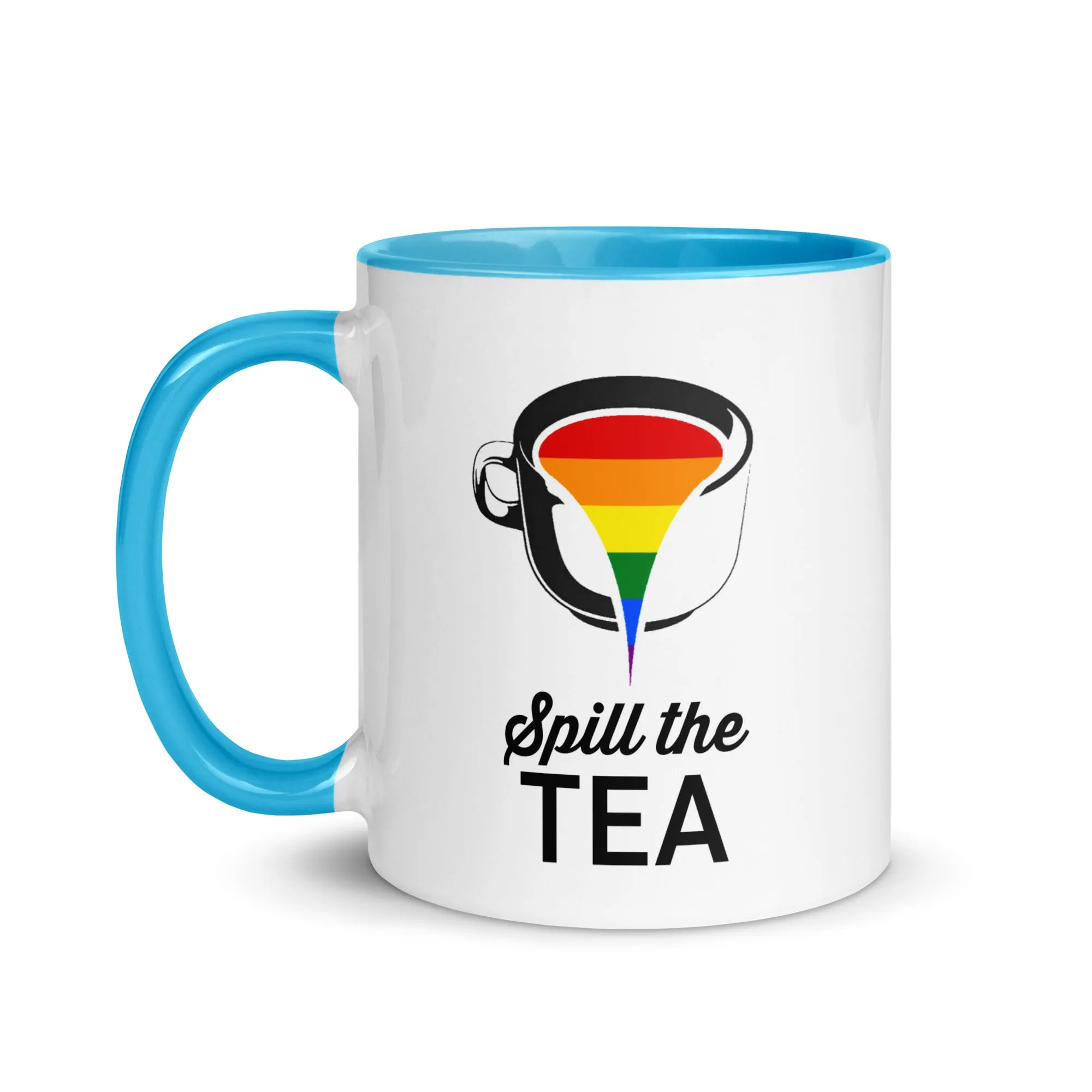 LGBTQ Pride Ceramic Coffee Tea Mug - Spill The Tea