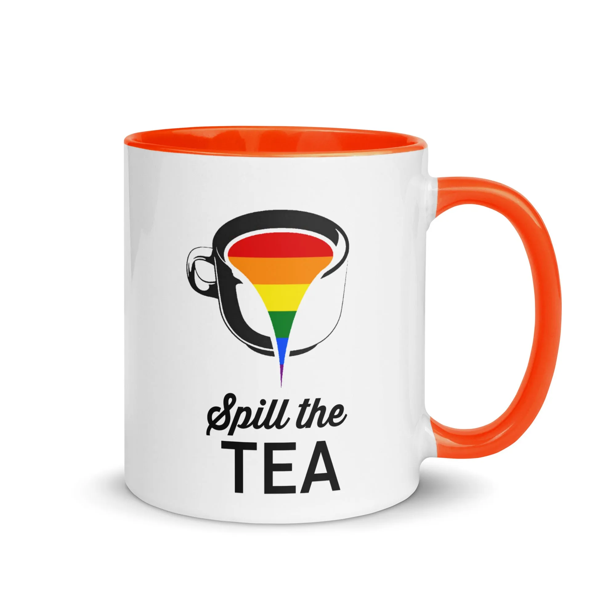 LGBTQ Pride Ceramic Coffee Tea Mug - Spill The Tea