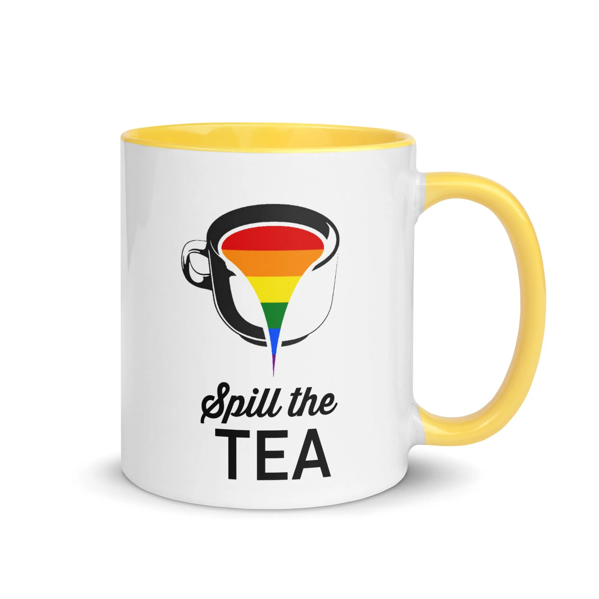 LGBTQ Pride Ceramic Coffee Tea Mug - Spill The Tea