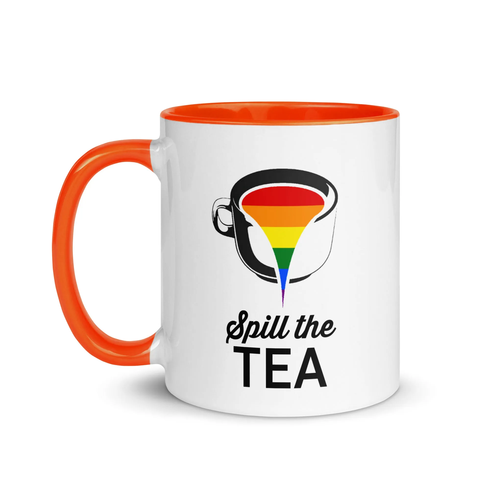 LGBTQ Pride Ceramic Coffee Tea Mug - Spill The Tea