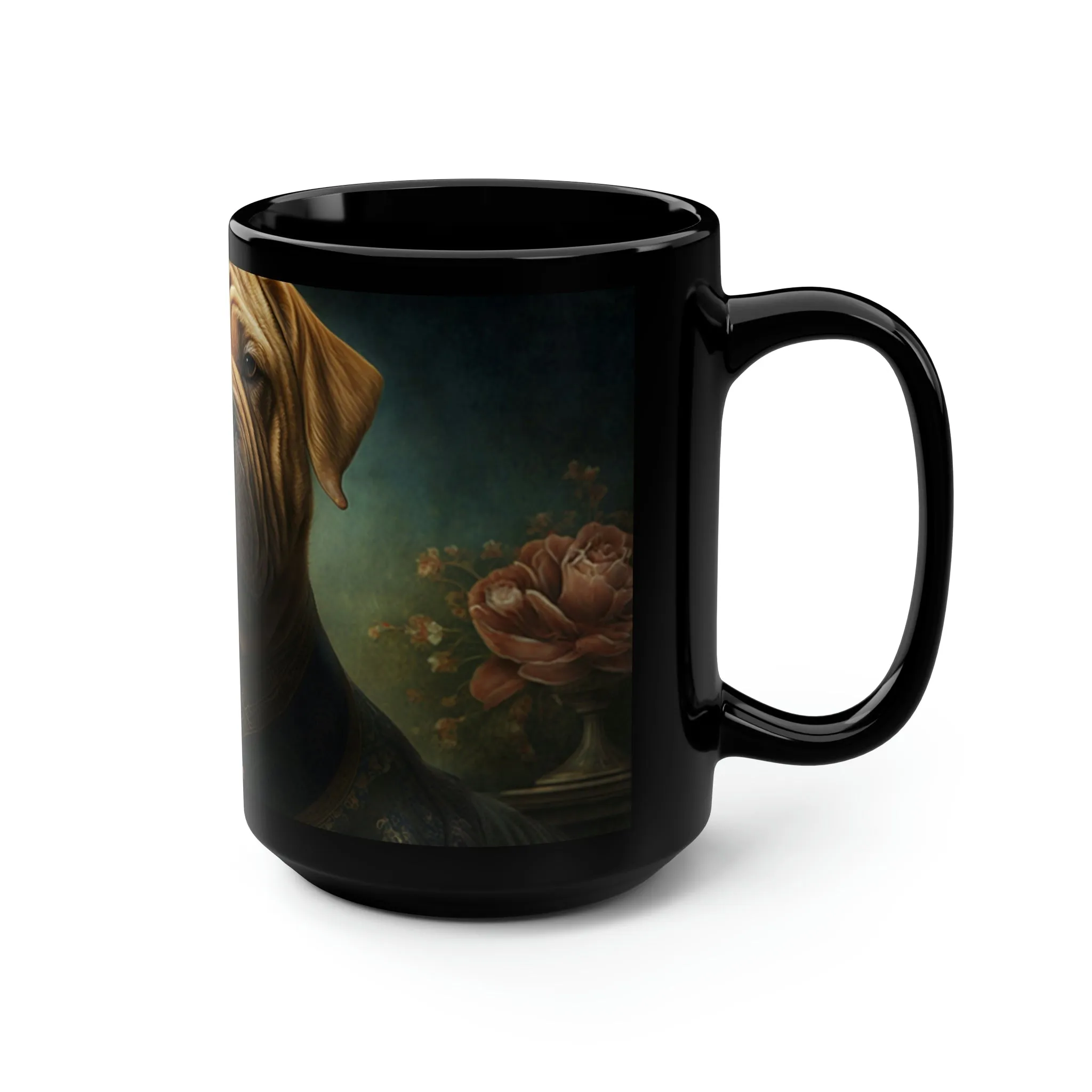 Male Shar-Pei Dog - 15 oz Coffee Mug