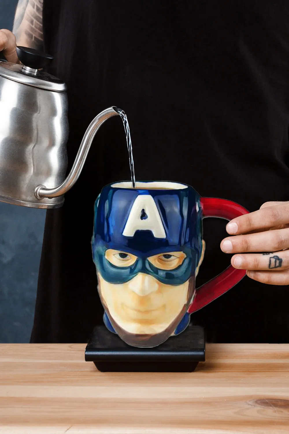 Marvel Ceramic Captain America 3D Mug