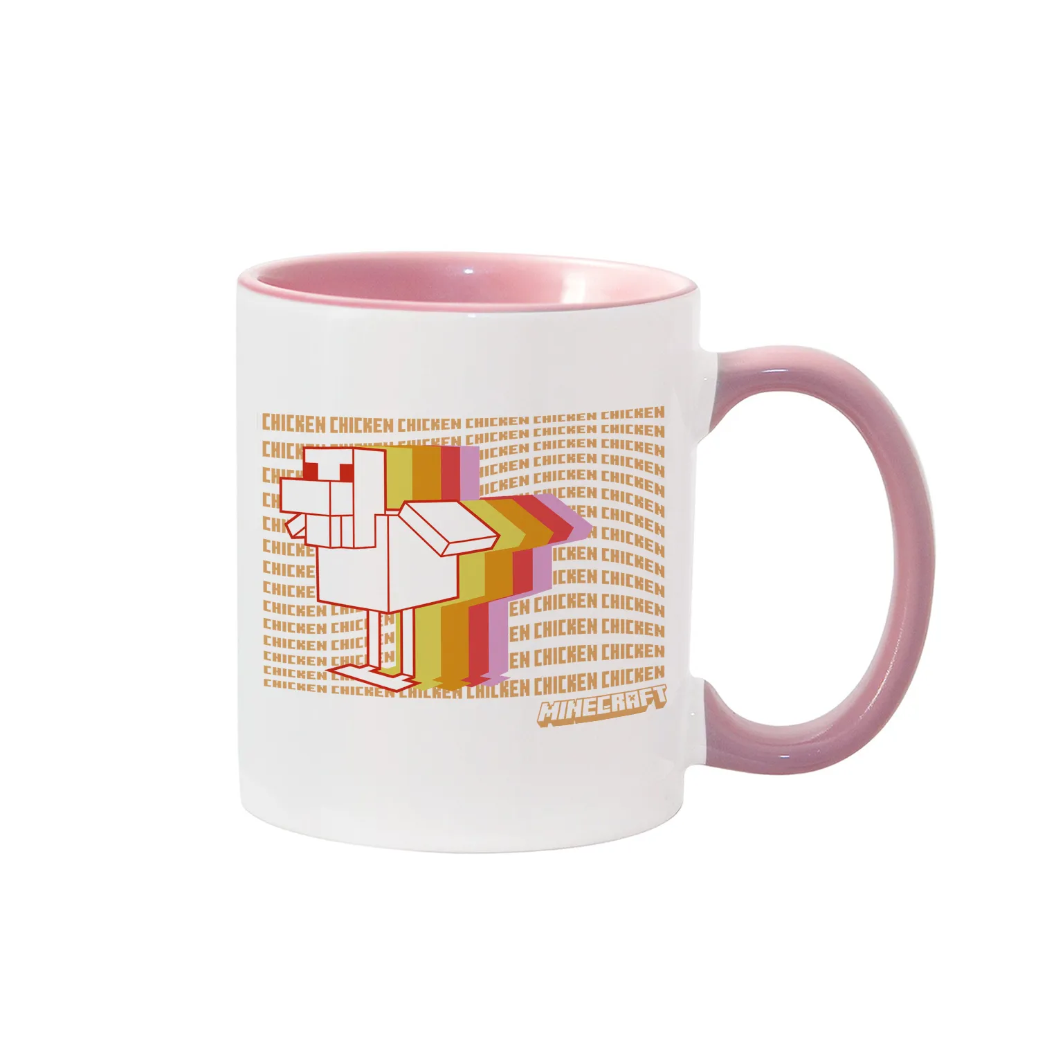 Minecraft Wavy Chicken Two-Tone Mug