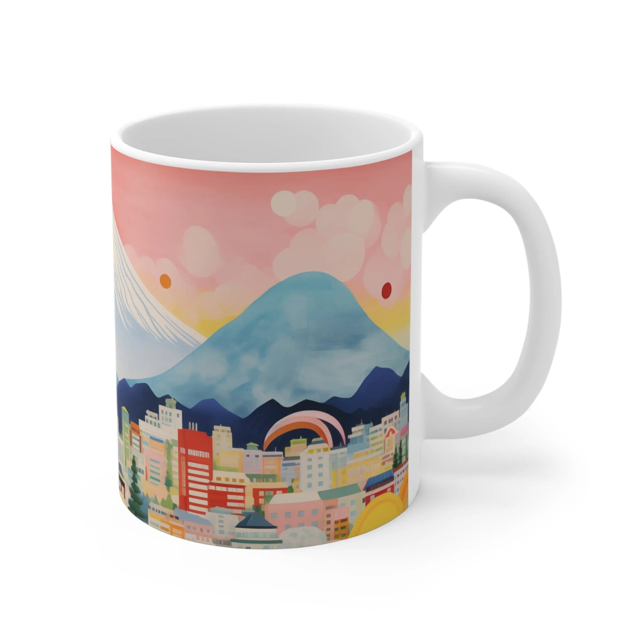 Mount Fuji Skyline Mug