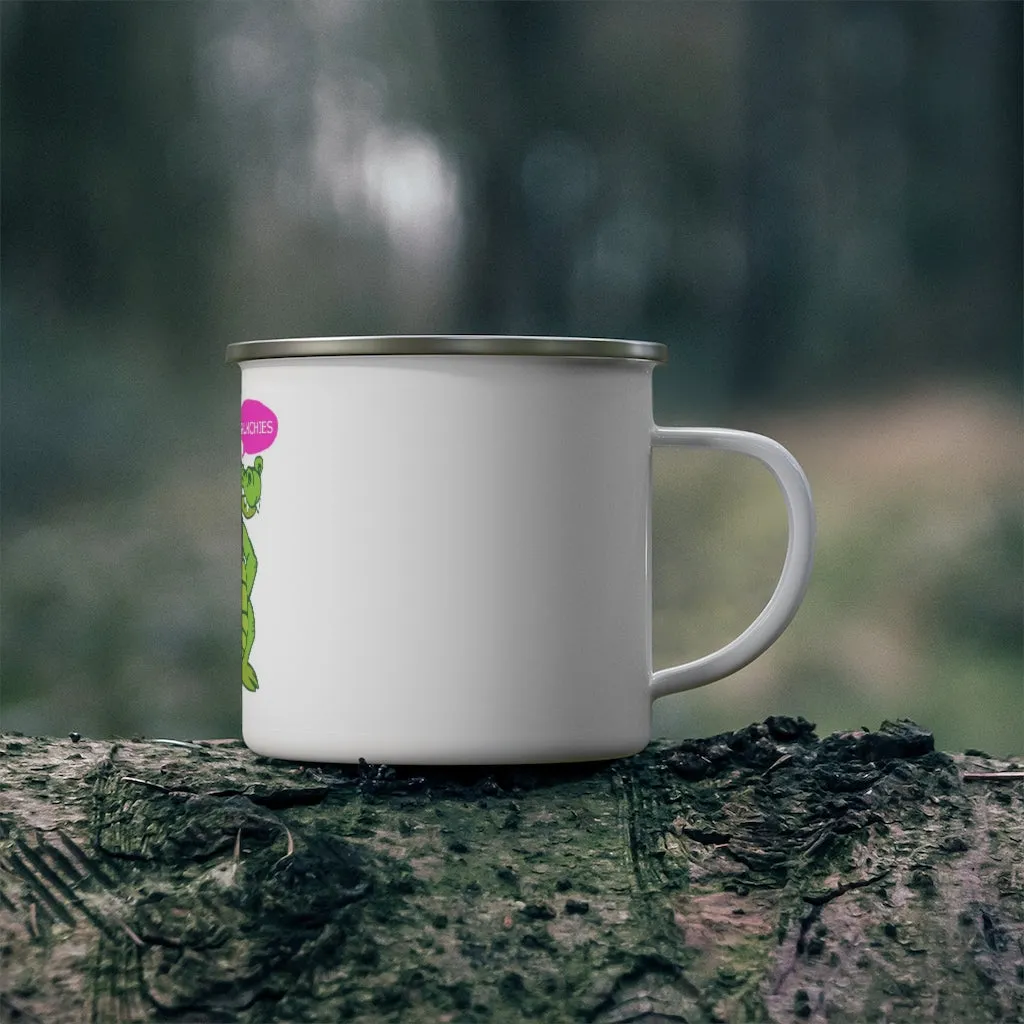 Munchies the Crocodile Enamel Camping Mug