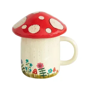 Mushroom Mug With Lid - Grow Your Own Way