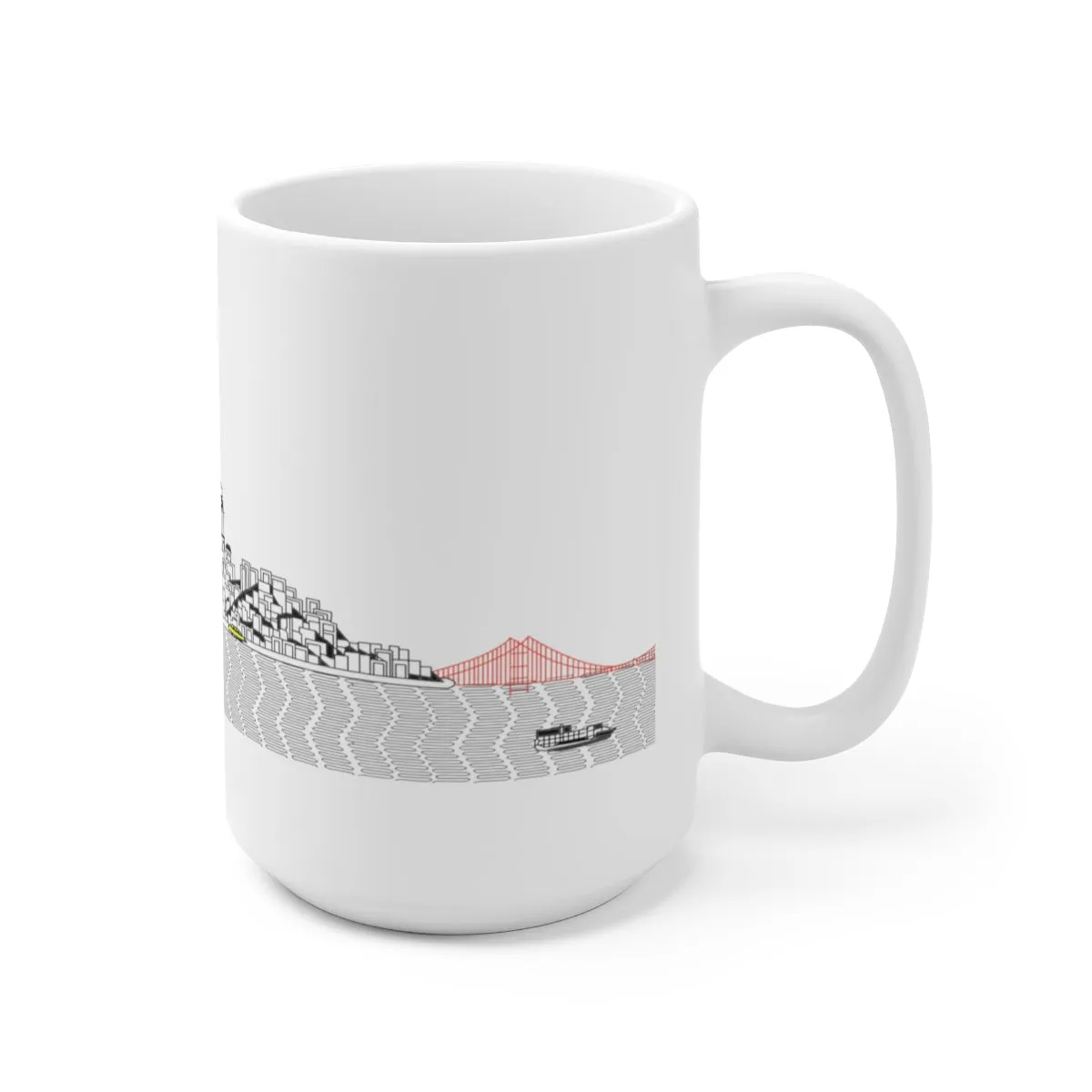 Pacific Ocean Ceramic Mug 15oz