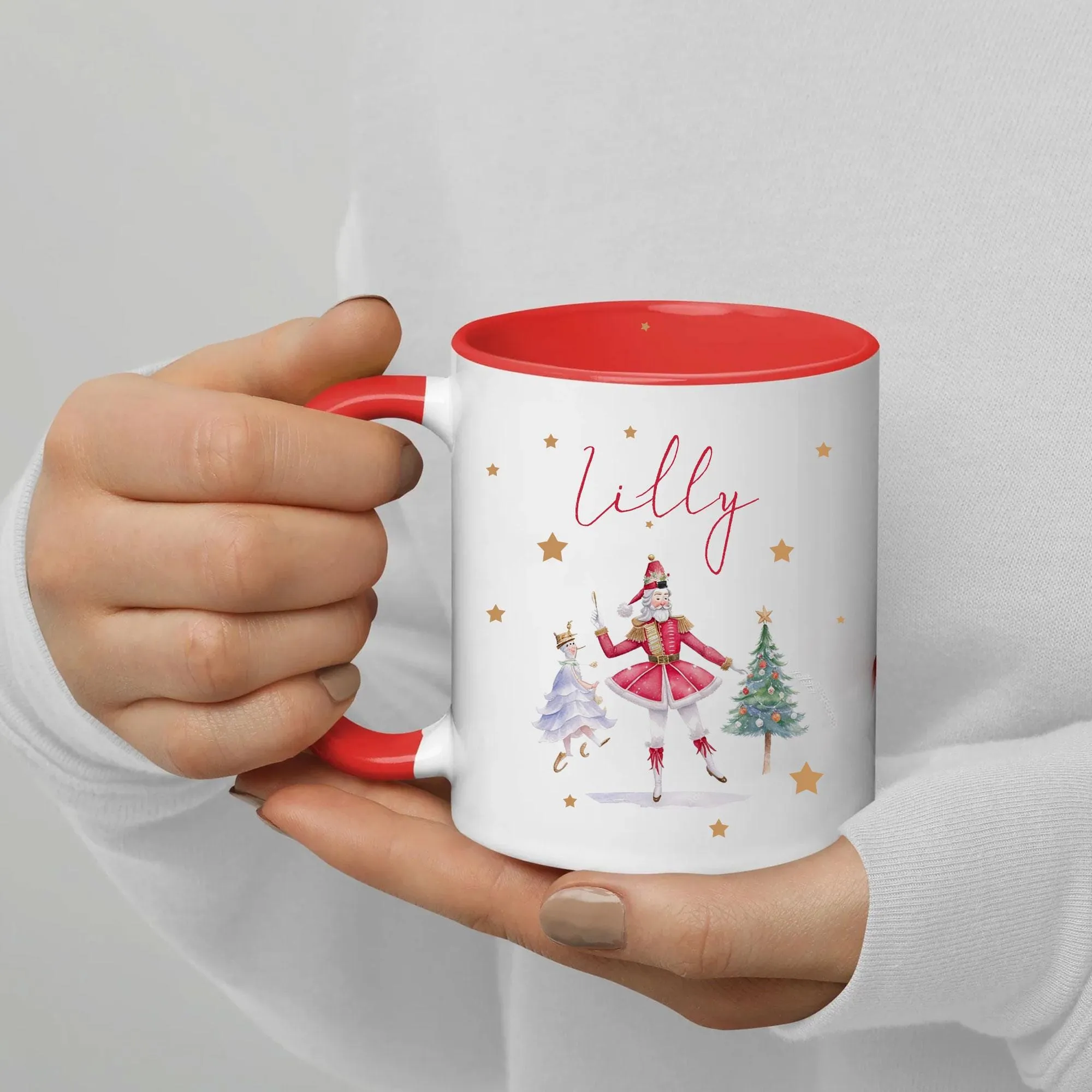 Personalised Christmas Mug, Nutcracker Xmas Mug Gift, Christmas Eve Mug Gift, Christmas Gifts, Santa Mugs, Named Mugs, Custom Mugs,