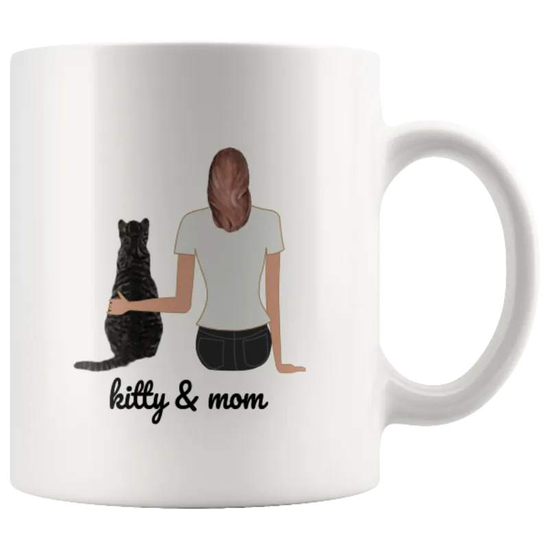 Personalized Cat Mug Cat Lover Gift Gifts For Cat Mom