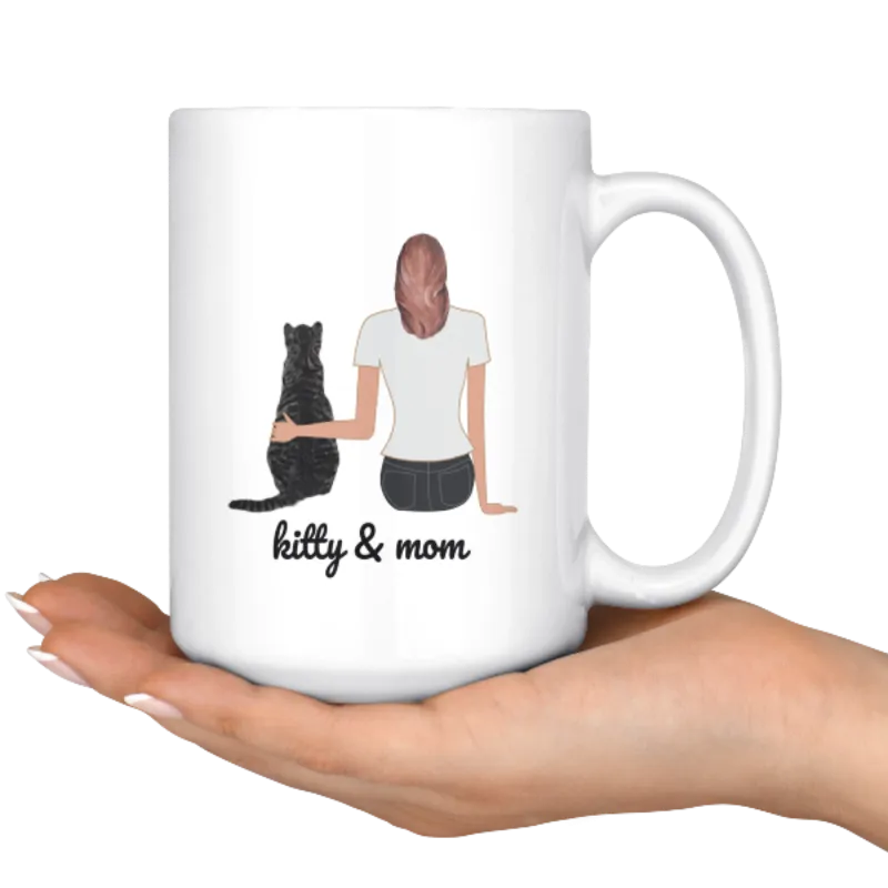 Personalized Cat Mug Cat Lover Gift Gifts For Cat Mom