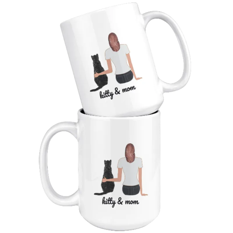 Personalized Cat Mug Cat Lover Gift Gifts For Cat Mom