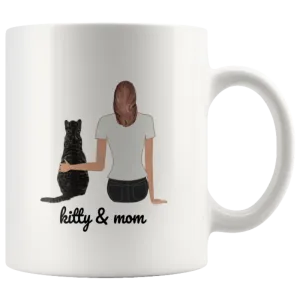 Personalized Cat Mug Cat Lover Gift Gifts For Cat Mom