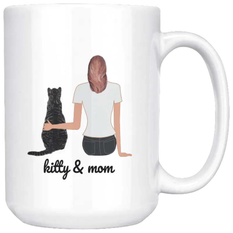 Personalized Cat Mug Cat Lover Gift Gifts For Cat Mom