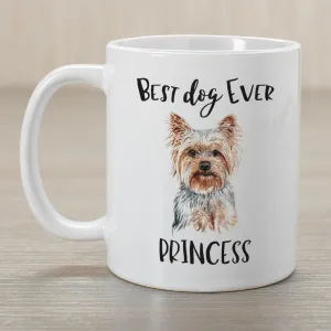 Personalized Choose Your Dog Best Dog Ever Christmas Mug