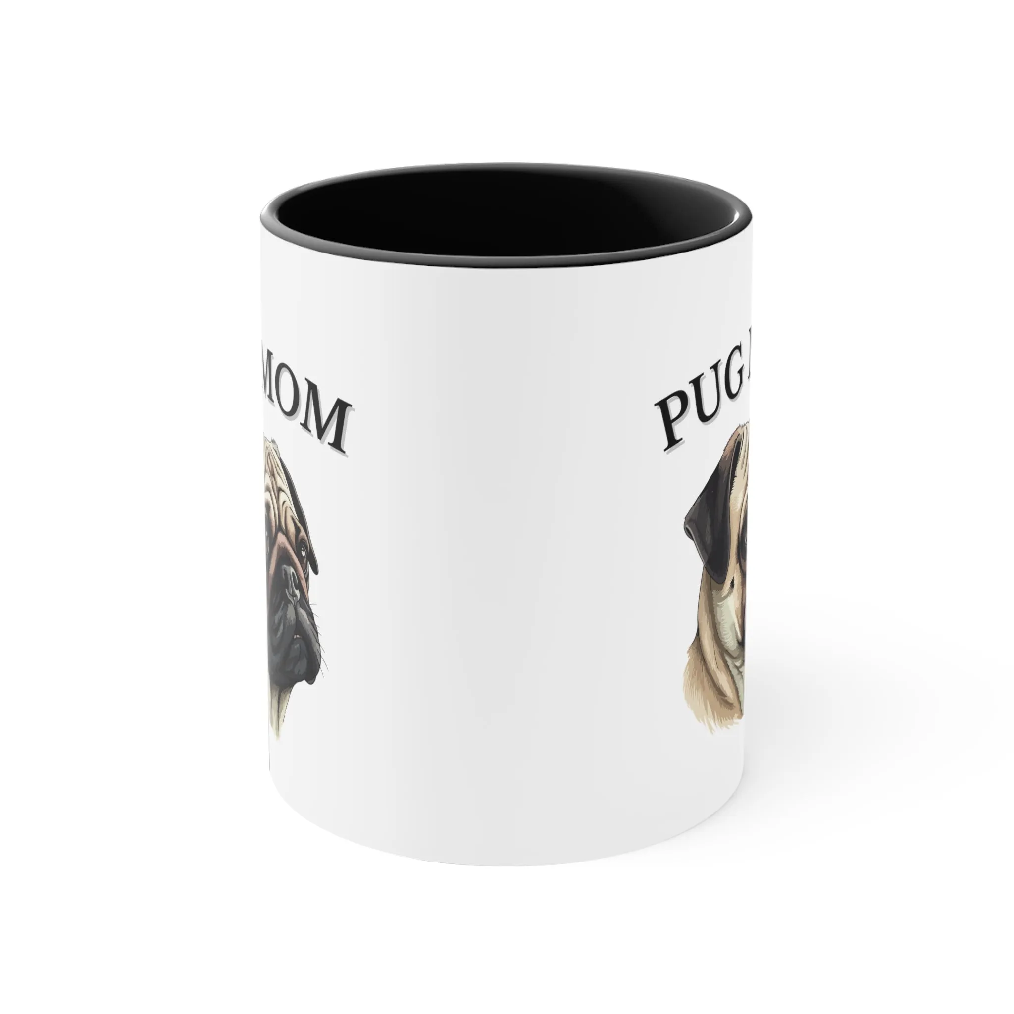 Pug Mom Multi-Color Coffee Mug for Pug Owners