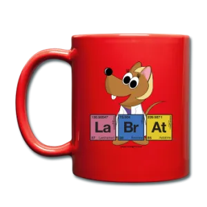 "Lab Rat Periodic Table" (blonde) - Mug