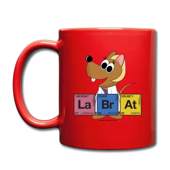 "Lab Rat Periodic Table" (blonde) - Mug