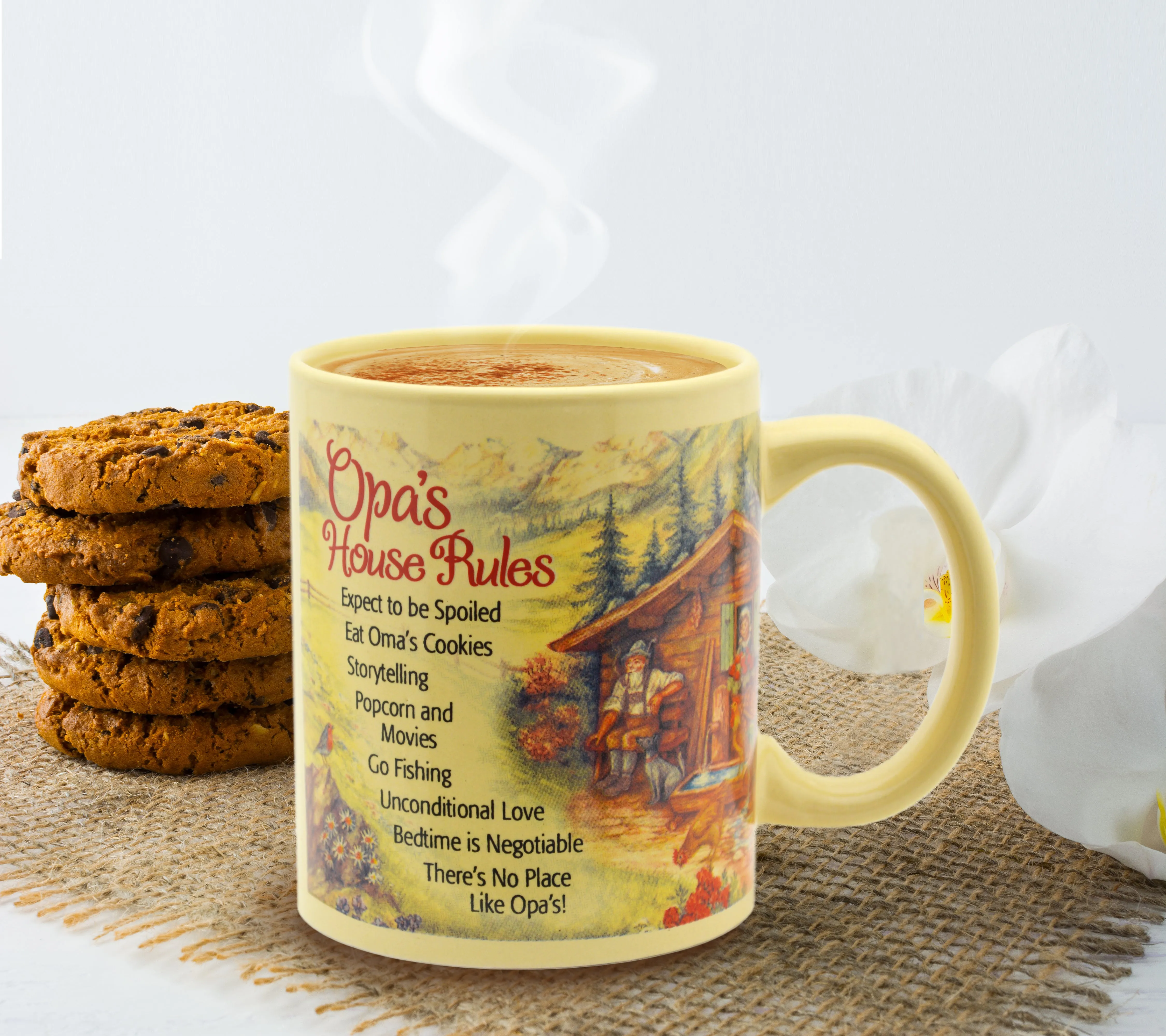 "Opa's House Rules" Gift for Opa Mug