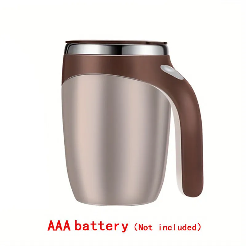 Self Stirring 13oz Stainless Steel Mug  Perfect for Hot Beverages