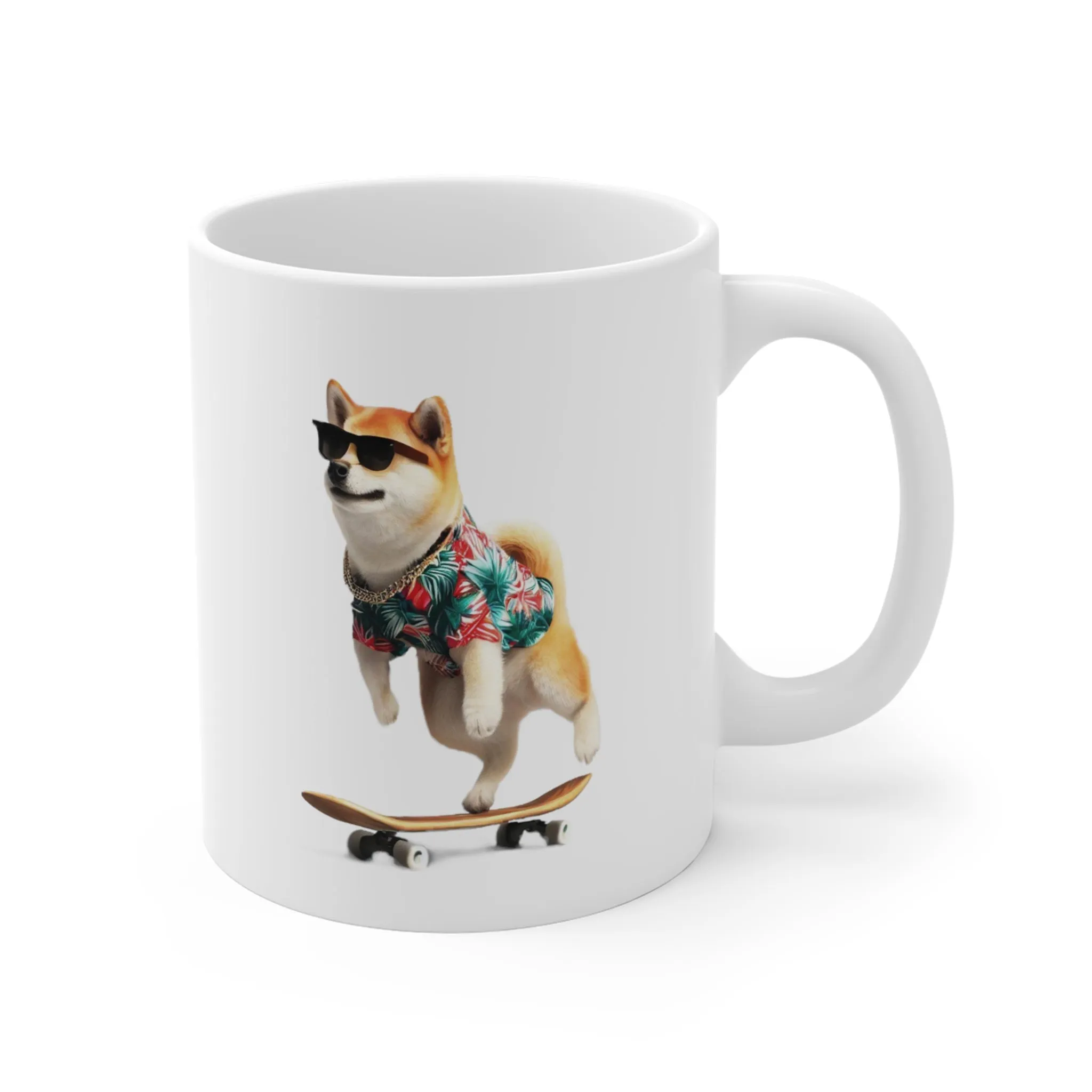 Shiba In Hawaiian Shirt Mug