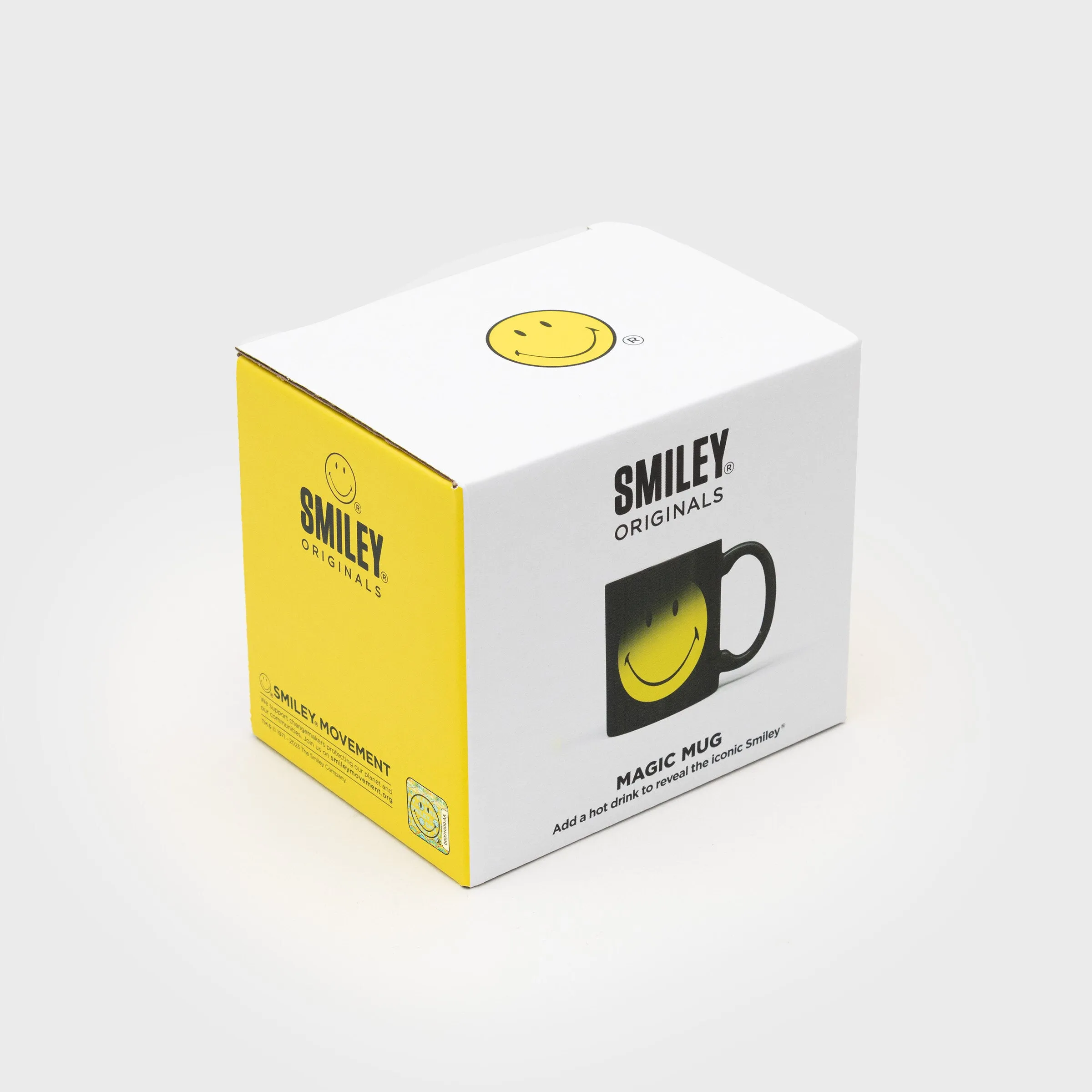 SMILEY - Magic Mug - Black / Yellow