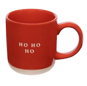 Sweet Water Decor - *NEW* Ho Ho Ho Red Stoneware Coffee Mug - Christmas Decor