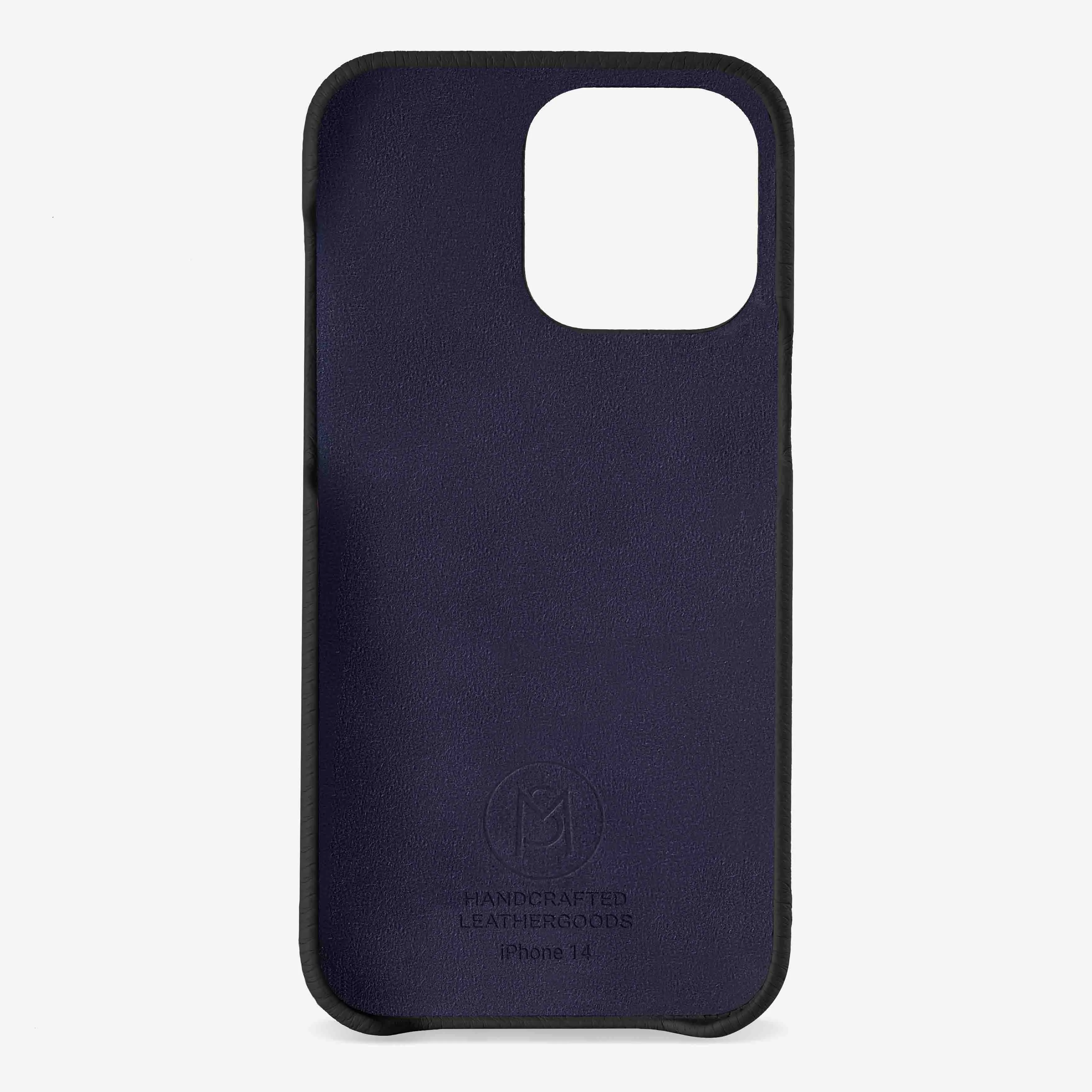 The Card Phone Case iPhone 14 - Graphite Caviar