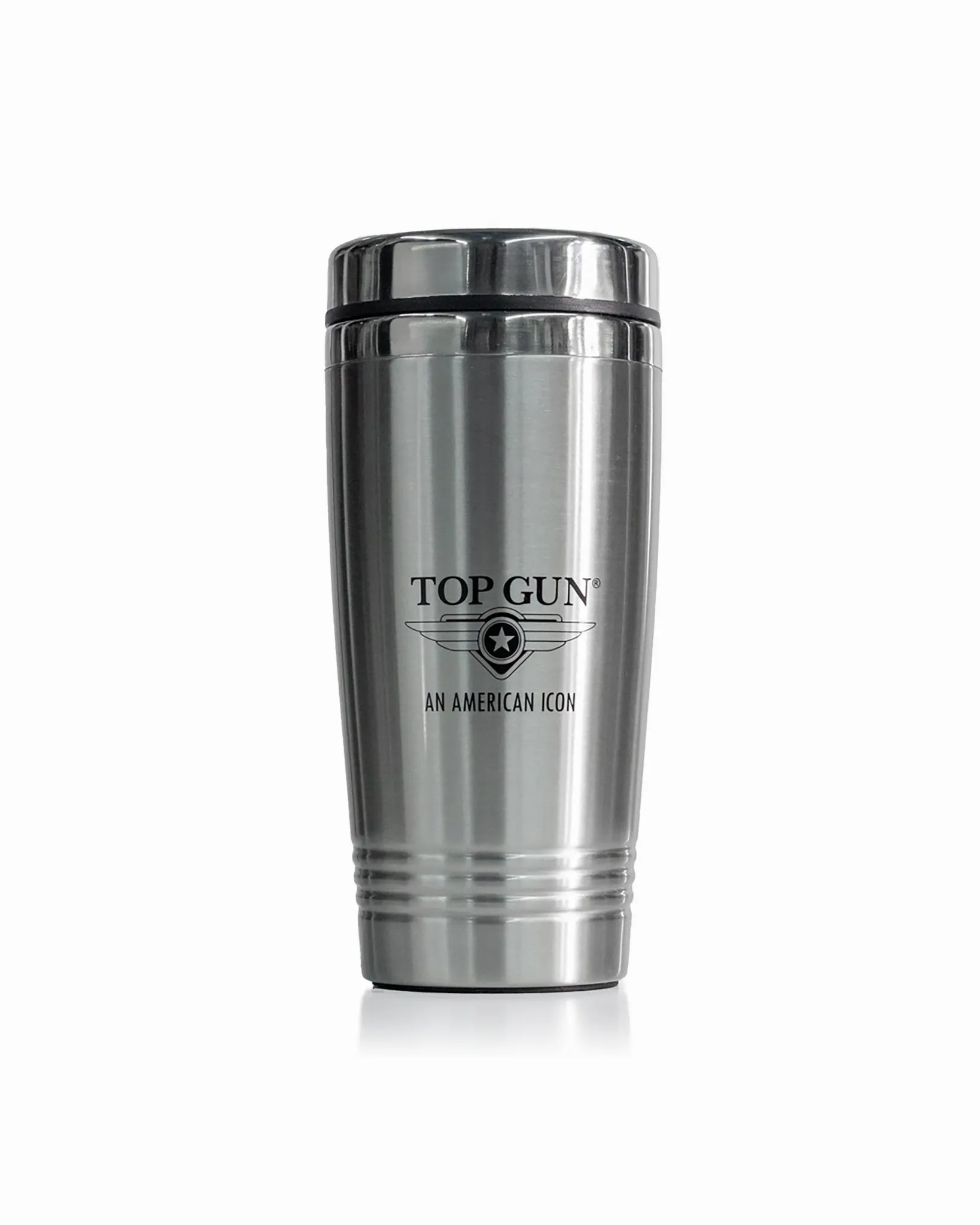 TOP GUN® "STAINLESS STEEL" COFFEE TRAVEL MUG