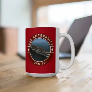 USS Enterprise CNV-80 United States Ships POD Ceramic Mug 15oz