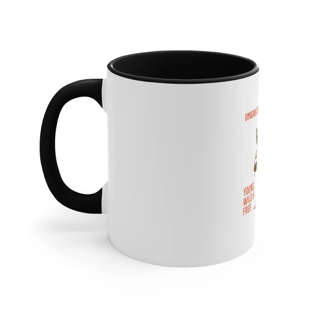 VCC Home & Livings-Mugs / Black Accent Mug / Young Wild & Free