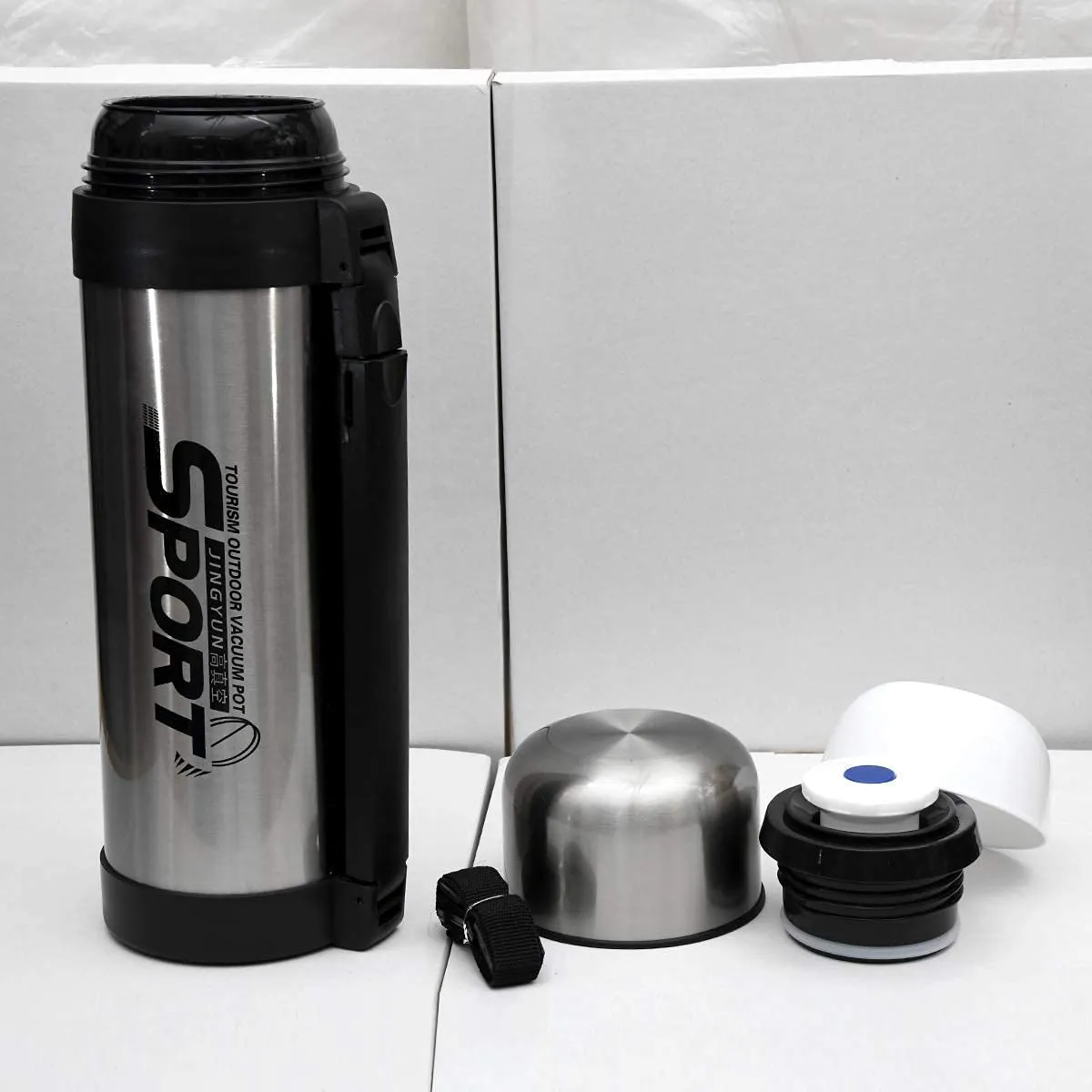 VENIVA Thermos Bottle Vacuum Pot Stainless Steel Water Bottle Water Vacuum Cup Insulated Cup Travel Mug Outdoor Bottle