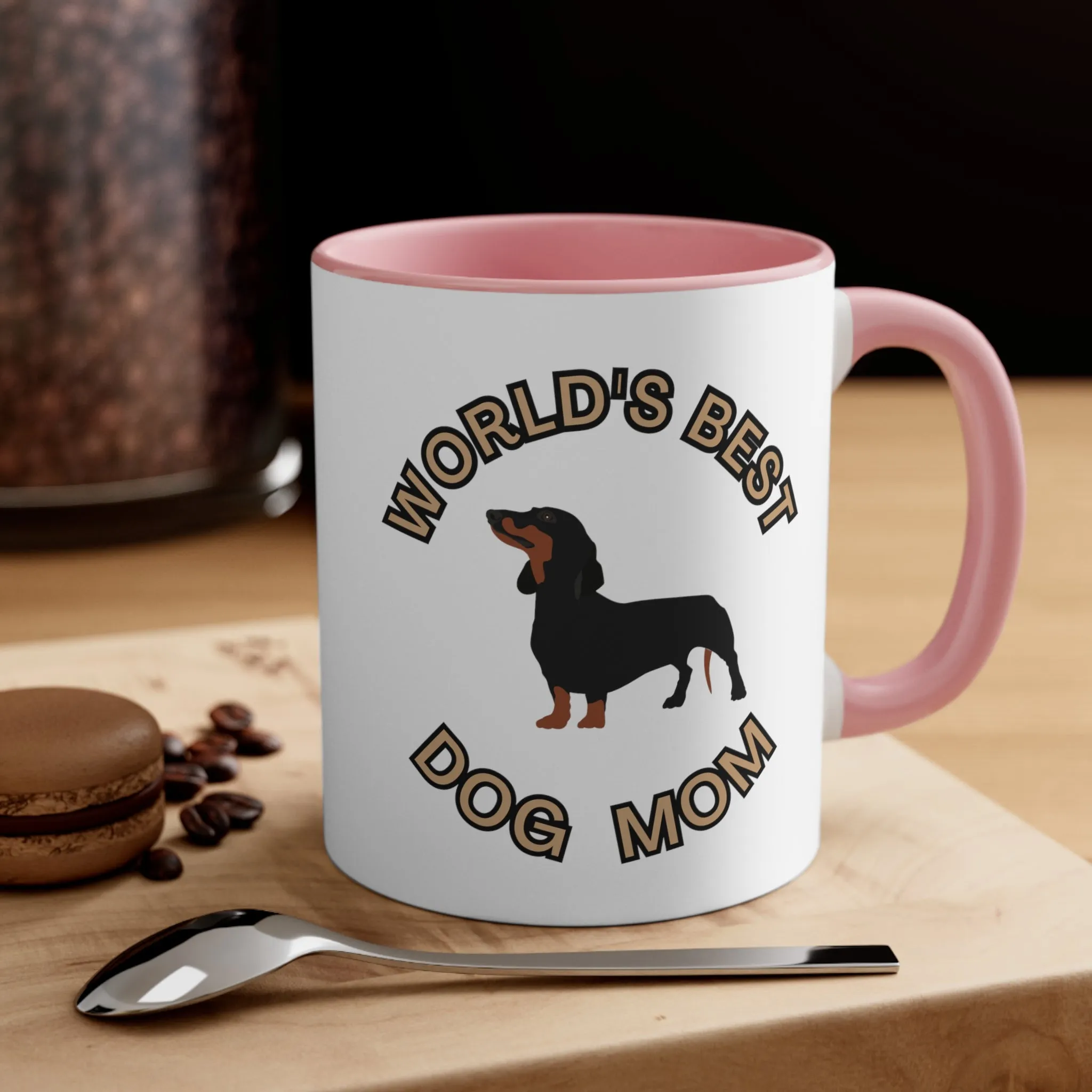 World's Best Dog Mom Multi-Color Coffee Mug Gifts for Dog Owners