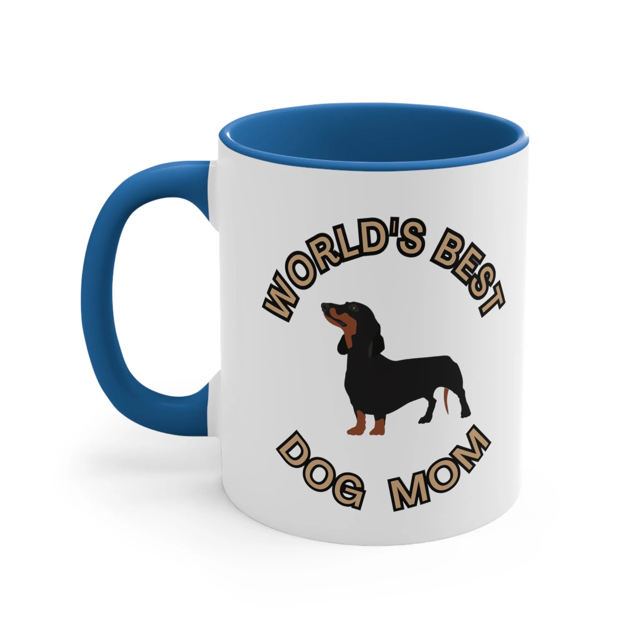 World's Best Dog Mom Multi-Color Coffee Mug Gifts for Dog Owners