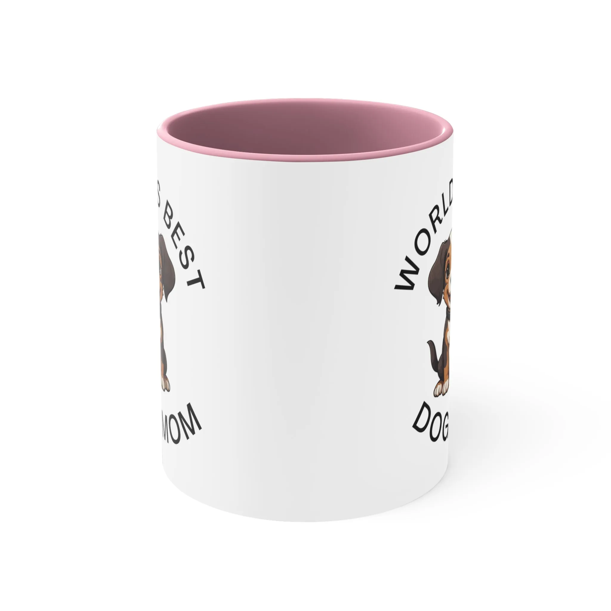 World's Best Dog Mom with Cute BeagleMulti-Color Coffee Mug Gift for Dog Owners