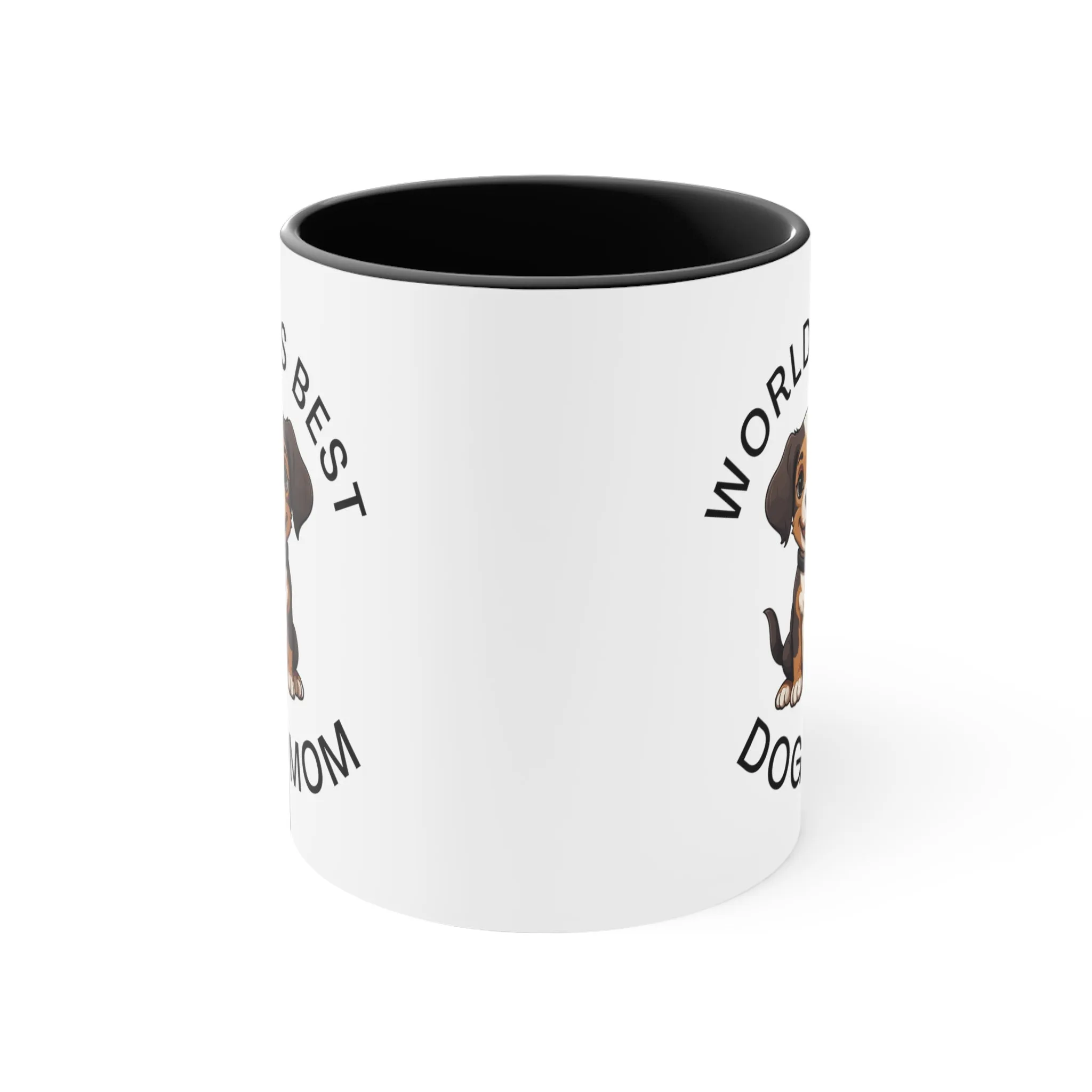 World's Best Dog Mom with Cute BeagleMulti-Color Coffee Mug Gift for Dog Owners