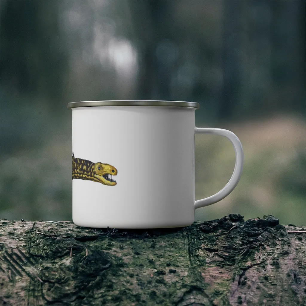 Yellow Eel Enamel Camping Mug