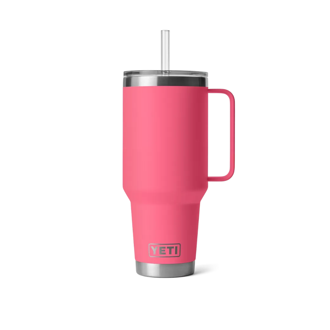 Yeti Rambler 42oz Tropical Pink Straw Mug